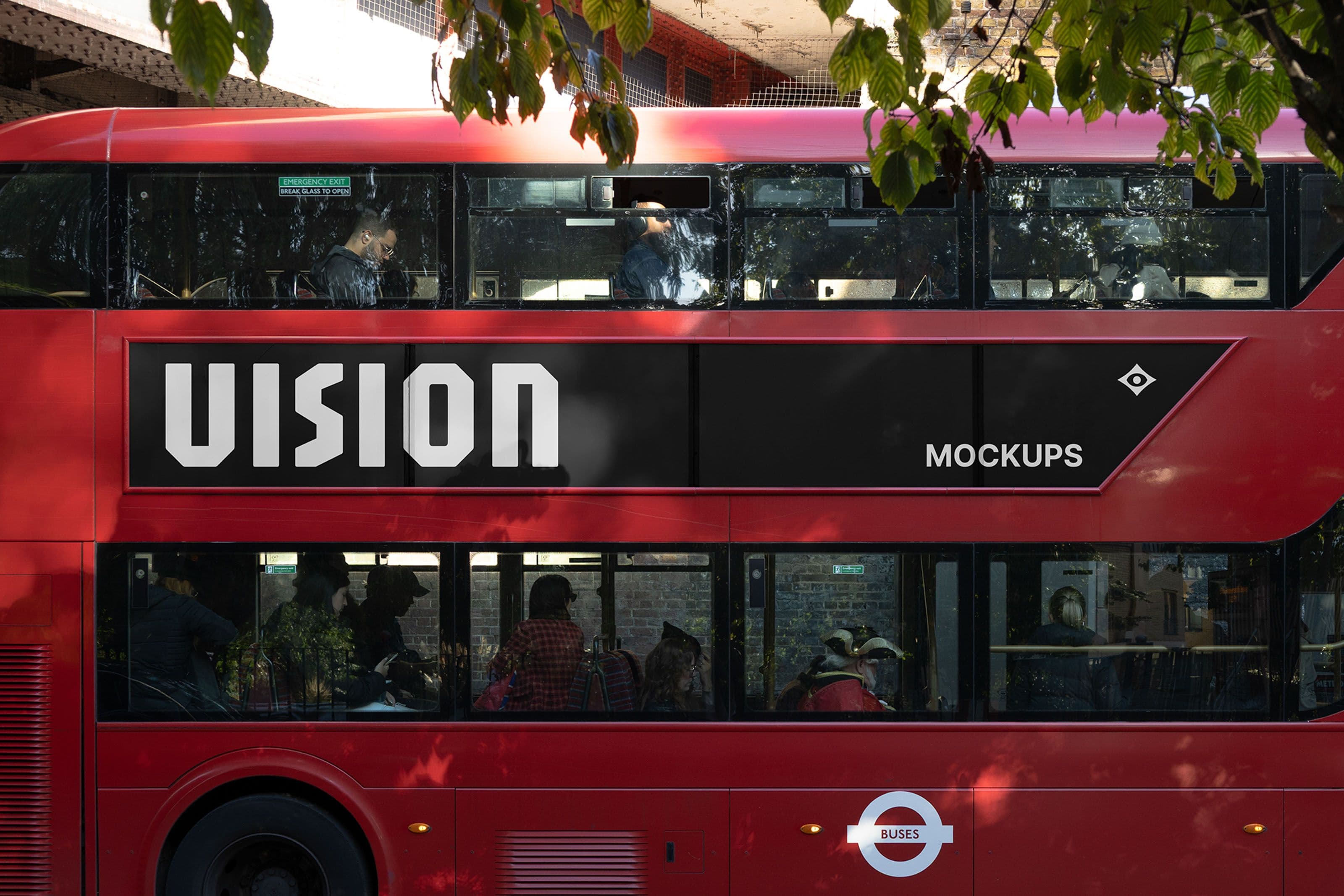 Vision S008 - Bus Sign Mockup - Image 1