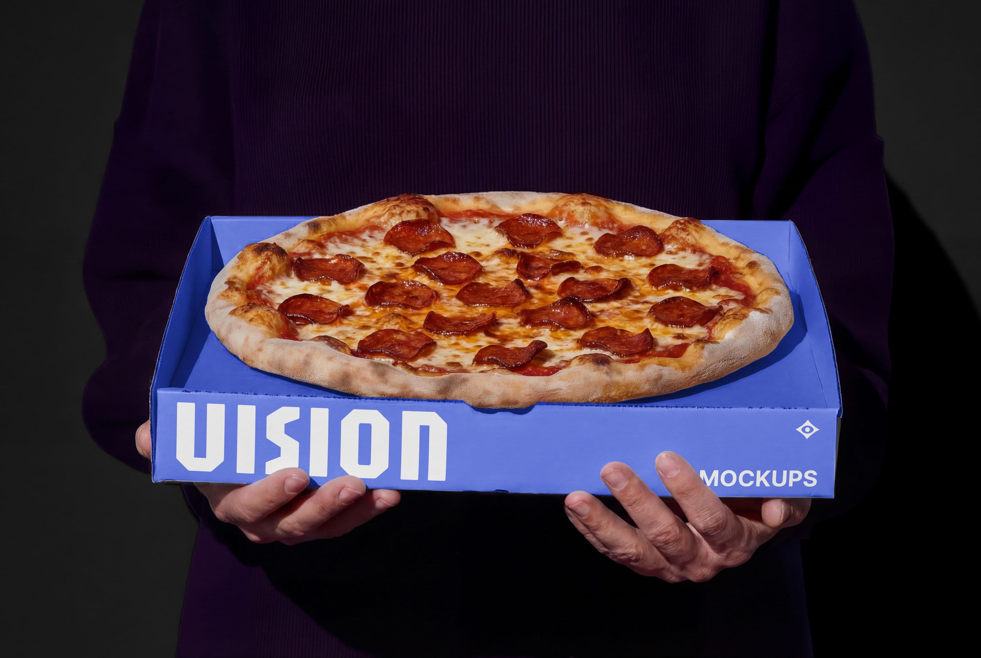 Vision S025 - Pizza Box Mockup - Image 2