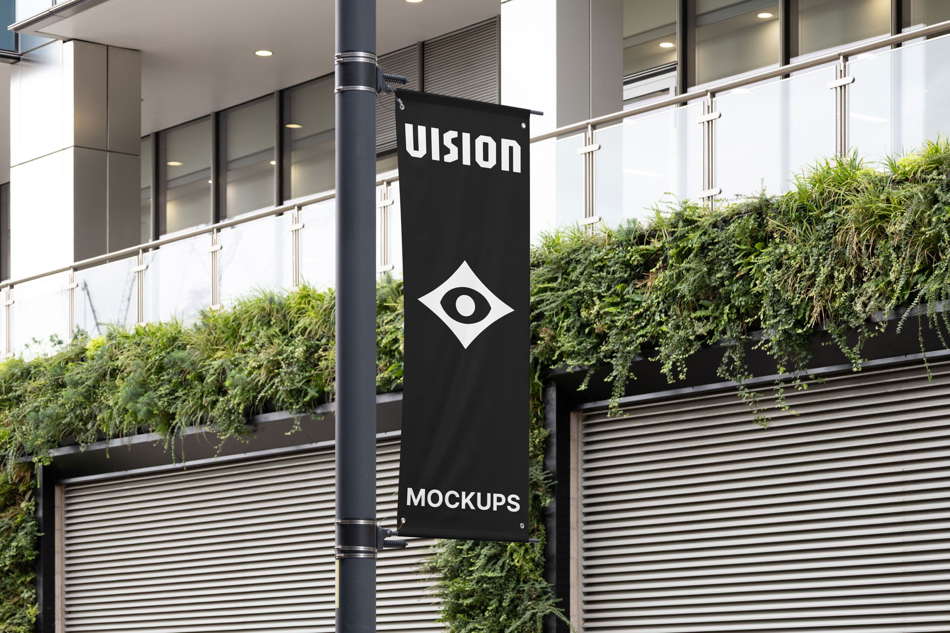Vision S021 - Urban Flag Mockup - Image 1